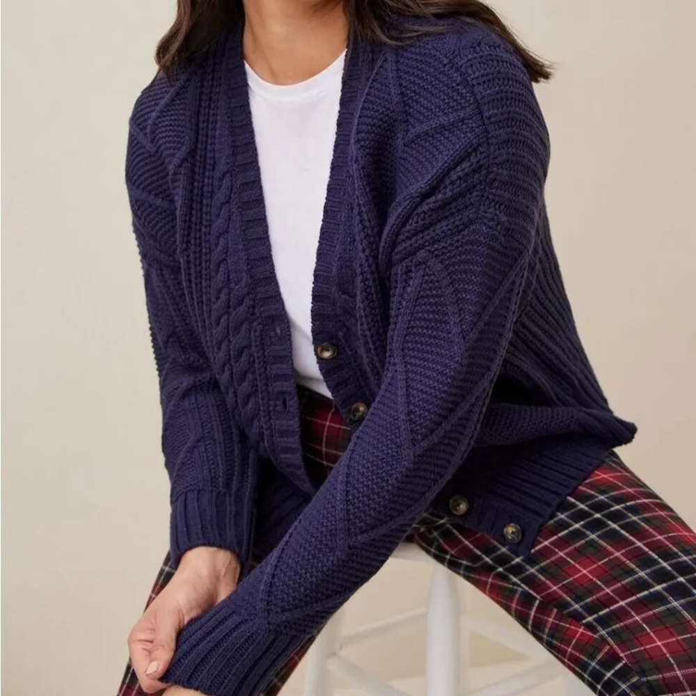 Torrid cable knit cardigan size 3X